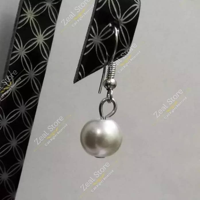 3 Layer Pearl Mala With Earring for Girls