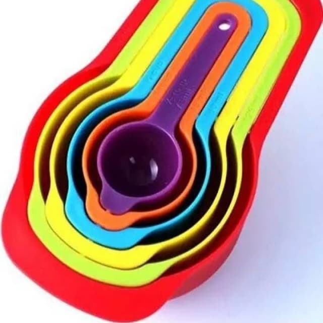 Multi-Measuring Cups & Spoon set (6 Pcs)