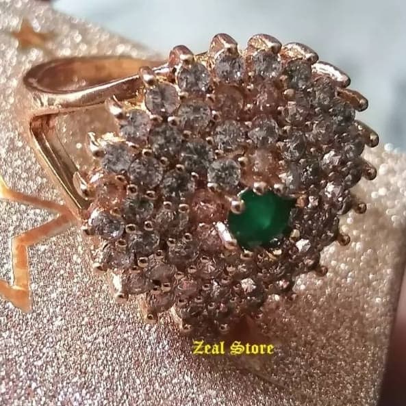 Stylish & Fancy Wedding Ring With Zircon
