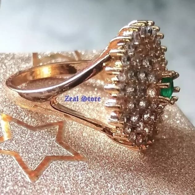 Stylish & Fancy Wedding Ring With Zircon