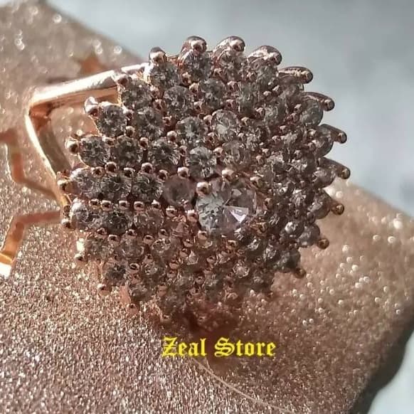 Stylish & Fancy Wedding Ring With Zircon
