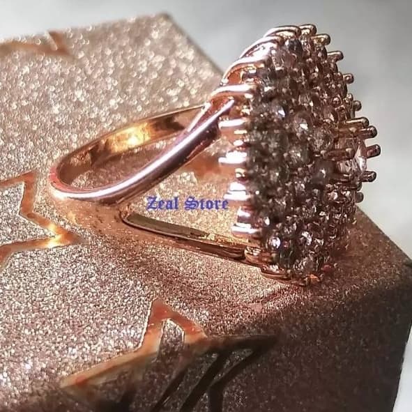 Stylish & Fancy Wedding Ring With Zircon