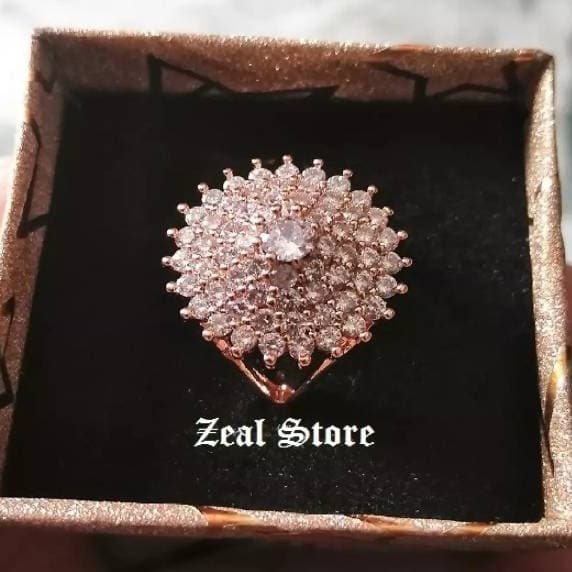 Stylish & Fancy Wedding Ring With Zircon