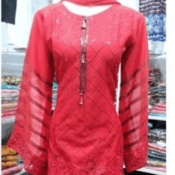 Fancy Chiffon Suit With Patyala Salwar for Girls 3 Pcs