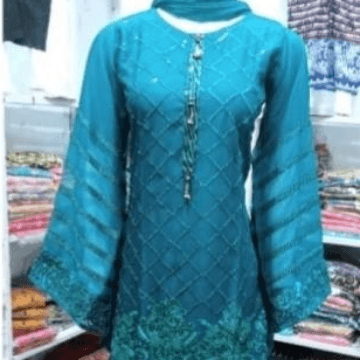Fancy Chiffon Suit With Patyala Salwar for Girls 3 Pcs