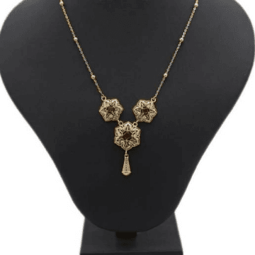 Stylish Pendant Necklace With Balls Chain For Girls