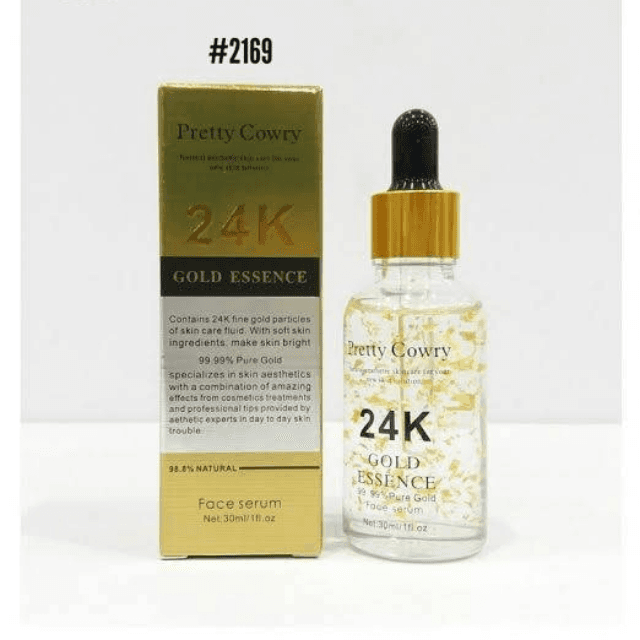 Pretty Cowry 24k Gold Face Serum-30 Ml-Imported