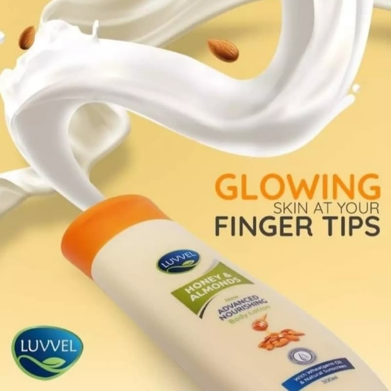 Luvvel-Honey & Almond Body Lotion- 300 ml
