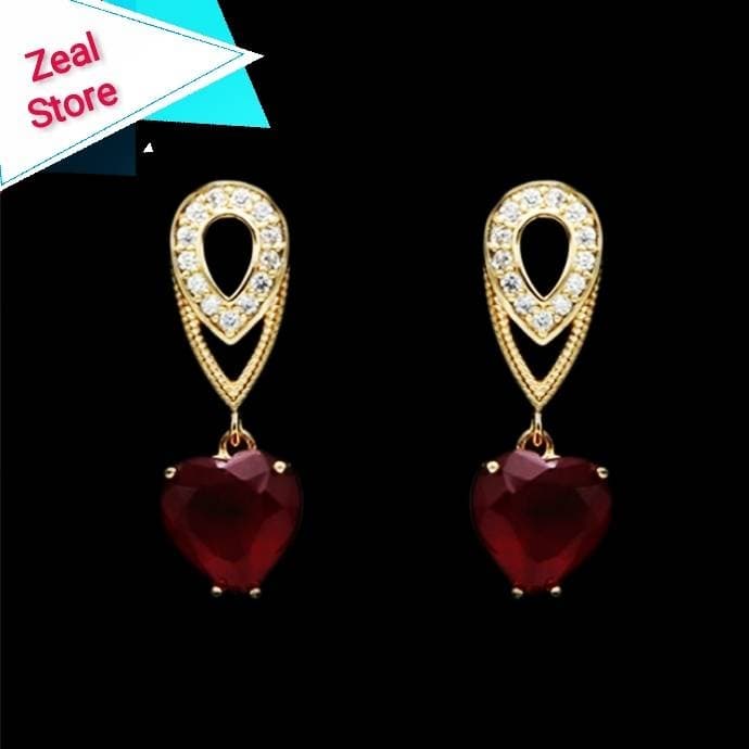 Stylish and Beautiful Earring (Maroon & Golden)